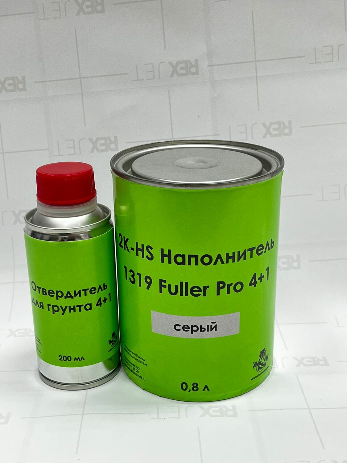 2К-HS Грунт -наполнитель СЕРЫЙ  0.8+0.2