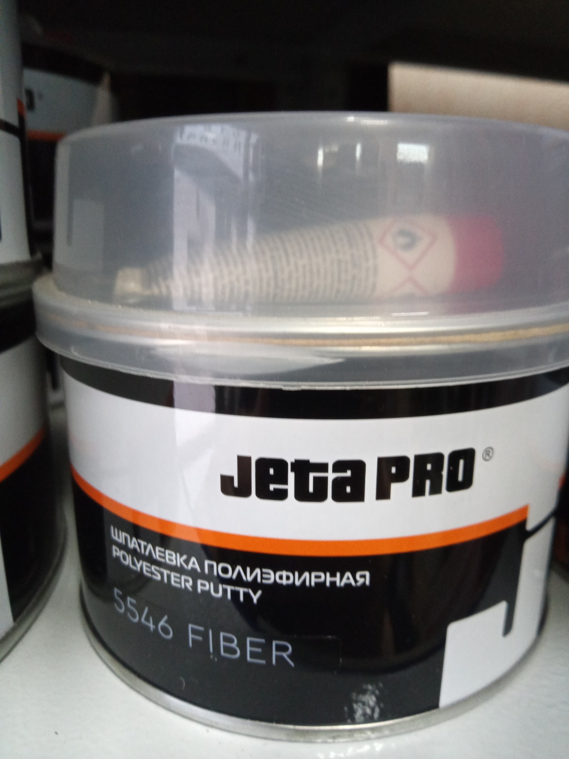Шпатлёвка Jeta Pro Fiber стекловолокно 0.25кг