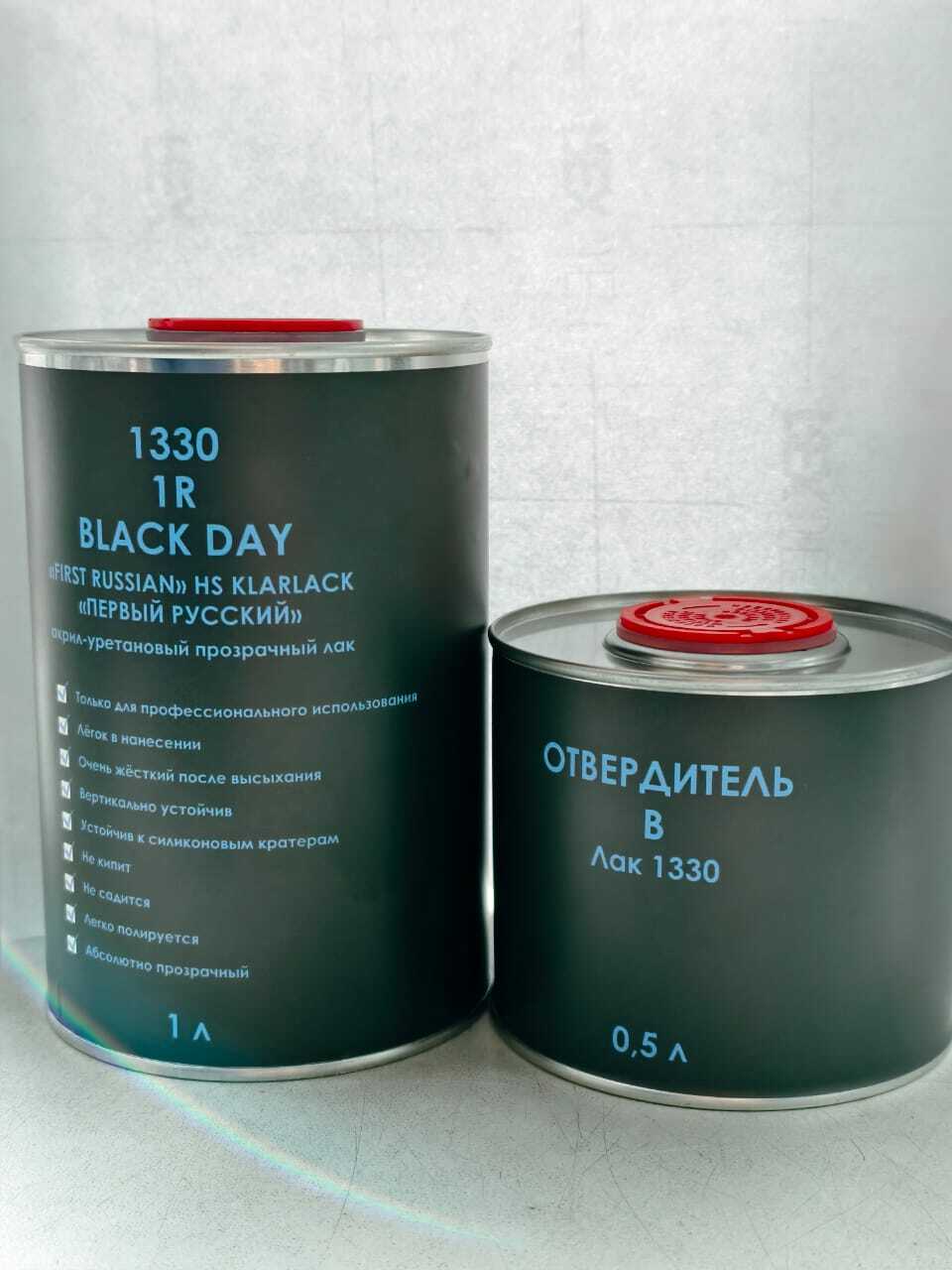 1330 2K-HS Премиальный лак высокоэфекктивен с УФ добавками абсолютно прозрачный, высокий блеск. 1л+0.5л комплект