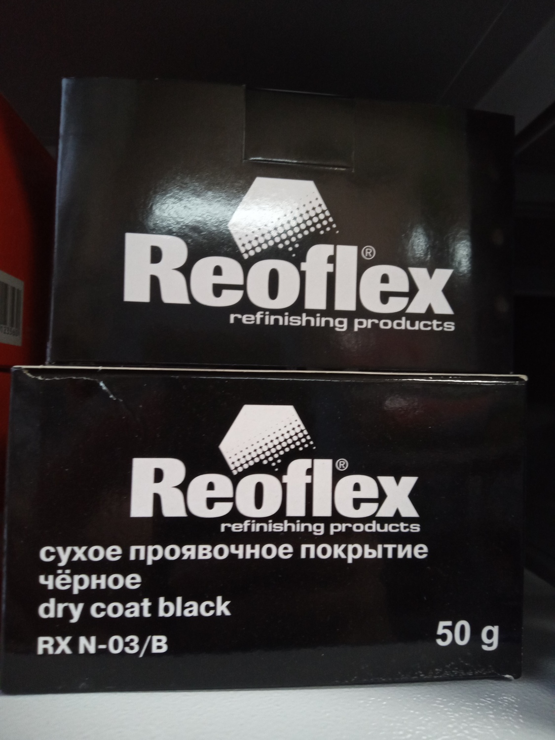 Сухое покрытие Reoflex  проявка с апликатором чёрное